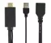 Переходник HDMI->DP Gembird A-HDMIM-DPF-01