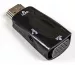 Переходник HDMI(m) to VGA(f) ExeGate EX-HDMIM-VGAF-C EX284927RUS, преобразует видео поток HDMI в VGA сигнал