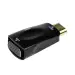 Переходник HDMI (вилка) - VGA (розетка) + 3.5 мм стерео-аудио гнездо, Gembird A-HDMI-VGA-02