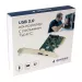 USB контроллер PCIe Gembird SPCR-02