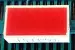 Индикатор светодиодный, прямоугольный, 7.5x14мм, красный, фон красный