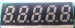 Индикатор светодиодный 7-сегментный 2531AG, 0.23