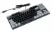 клавиатура игровая KB-G600-1 Gembird механическая, 87кл, Rainbow (подсветка), Brown Switch, Металл лицевая пластина, 1.8м, черная KB-G600-1