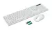 клавиатура+Мышь KBS-6000-W Gembird беспроводные 104кл+4кн, 12m/m (+Fn), 800-1600 DPI, wireless (радиоканал), белый KBS-6000-W