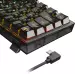 клавиатура игровая Redragon Fizz 71737 (Ice, прозрачный/черный), механическая 71737