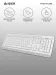 Клавиатура A4Tech Fstyler FK10 White-Gray
