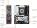 MB Gigabyte Z890 X WIFI7 Soc-1851 (Z890) 3xPCI-Ex16 4xM.2 2.5GbE LAN WiFi 7 BT 5.4 3xARGB+RGB RAID 0/1/5/10 4xDDR5 9200MHz+ Type-C+DP+HDMI(Front) ATX RTL GAMING
