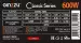 блок питания 600W CB600 (Белый) GINZZU White ATX 2.3 120mm (OVP/UVP/OPP/SCP/SIP) КПД>75% CB600 (Белый)