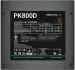 бП Deepcool 800W GAMERSTORM PK800D V2 (R-PK800D) (ATX 2.4, 800W, 80 PLUS BRONZE, Active PFC, DC-DC, 120mm Fan, non-modular) RET