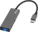 USB разветвитель Ritmix CR-4201 Metal, USB Type-C